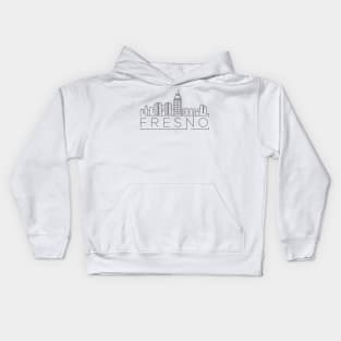 Fresno Minimal Skyline Kids Hoodie